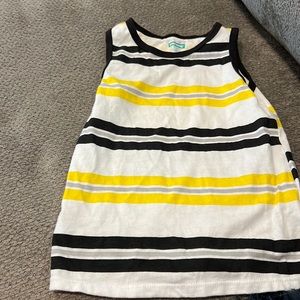 Boys black and yellow tank top size 3T